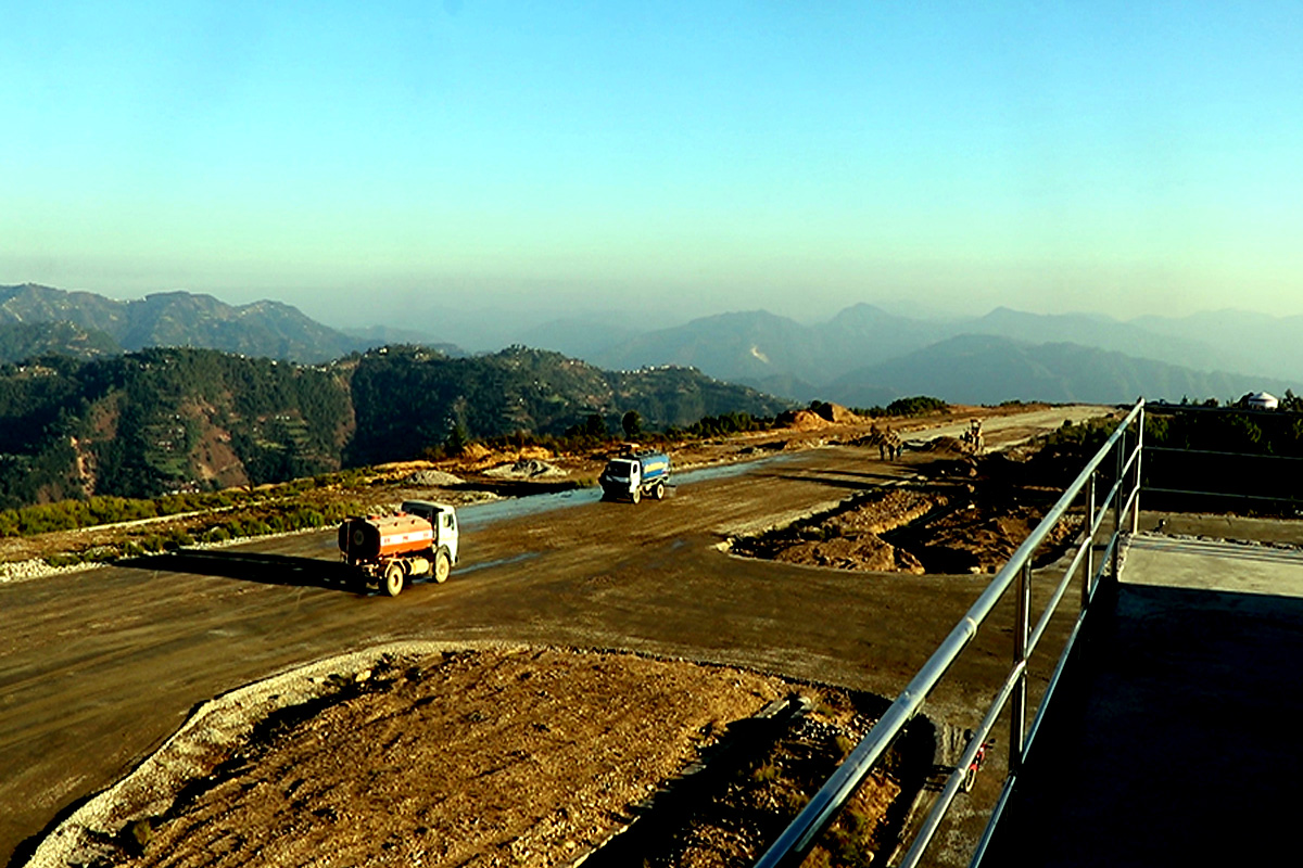 रेसुङ्गा विमानस्थल निर्माणको काम ८० प्रतिशत सकियो, डेढ महिनाभित्र निर्माण सक्ने लक्ष्य